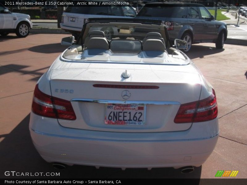 Arctic White / Almond/Mocha 2011 Mercedes-Benz E 350 Cabriolet