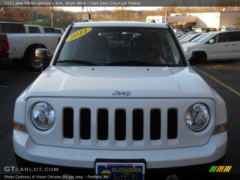 Bright White / Dark Slate Gray/Light Pebble 2011 Jeep Patriot Latitude X 4x4