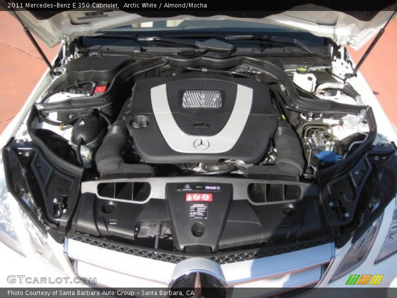 Arctic White / Almond/Mocha 2011 Mercedes-Benz E 350 Cabriolet