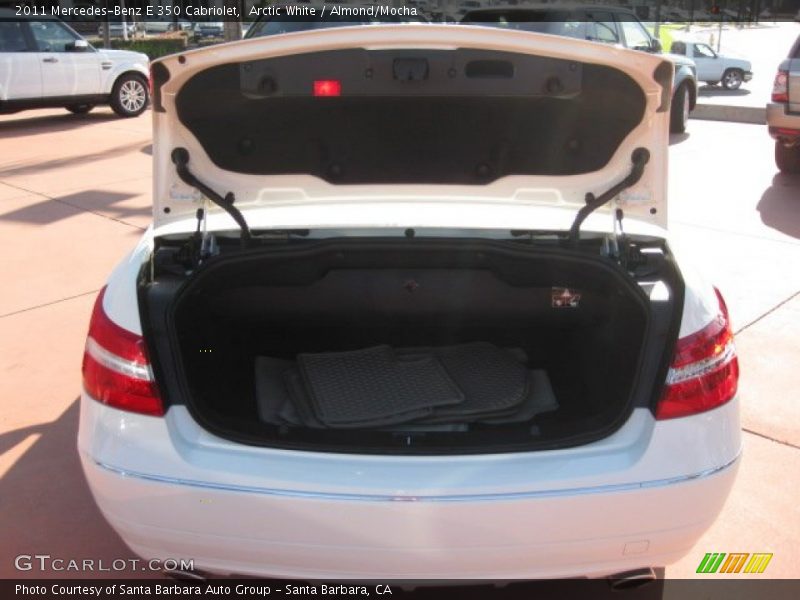 Arctic White / Almond/Mocha 2011 Mercedes-Benz E 350 Cabriolet