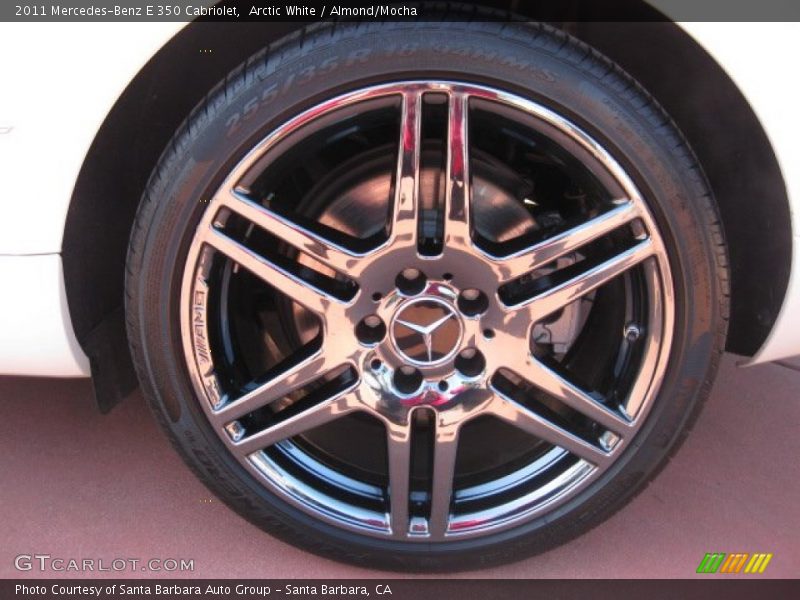 Arctic White / Almond/Mocha 2011 Mercedes-Benz E 350 Cabriolet