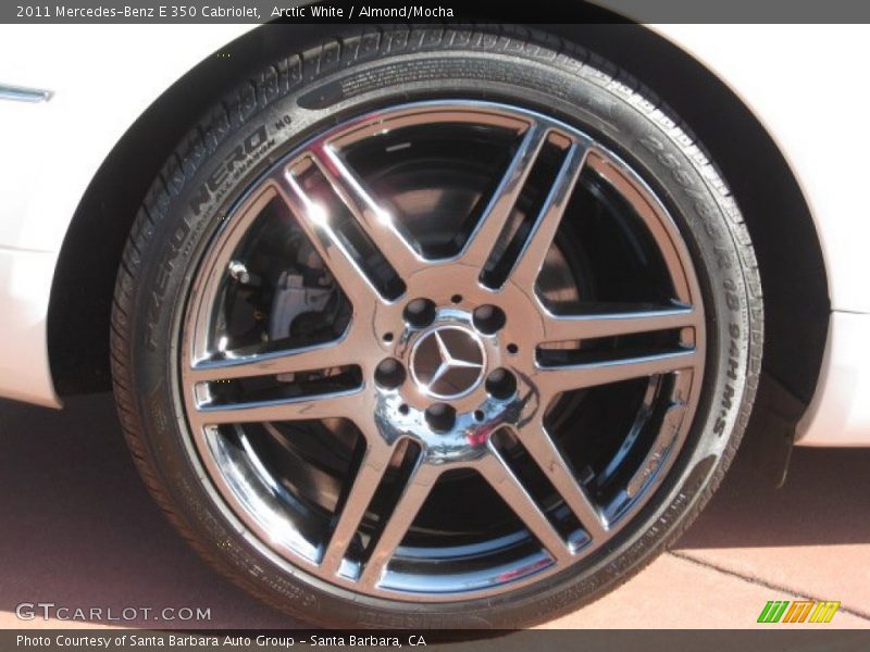 Arctic White / Almond/Mocha 2011 Mercedes-Benz E 350 Cabriolet