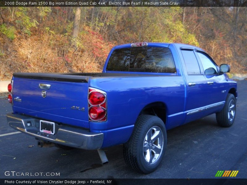  2008 Ram 1500 Big Horn Edition Quad Cab 4x4 Electric Blue Pearl