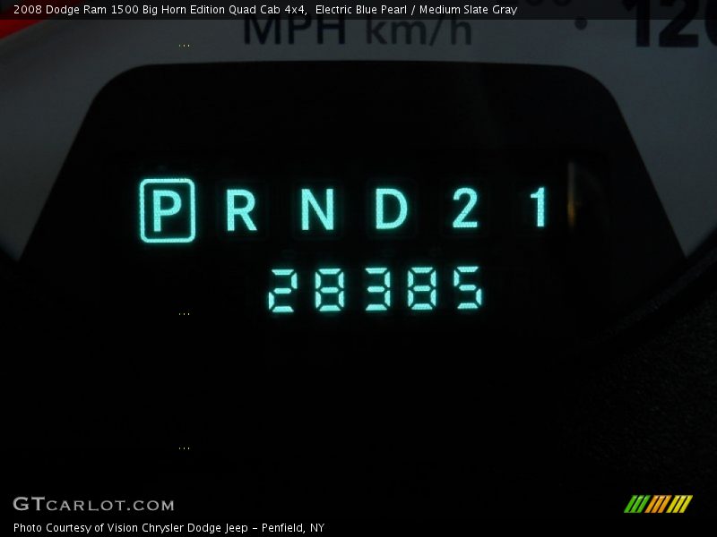 Electric Blue Pearl / Medium Slate Gray 2008 Dodge Ram 1500 Big Horn Edition Quad Cab 4x4