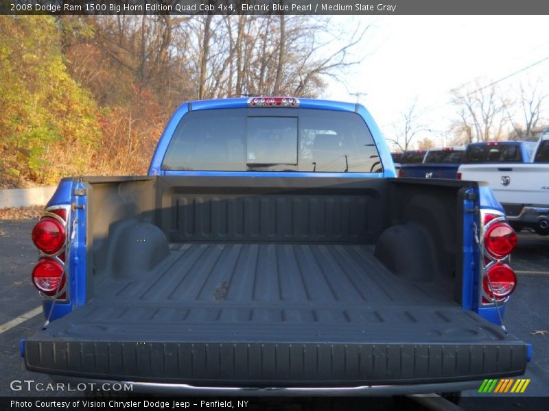 Electric Blue Pearl / Medium Slate Gray 2008 Dodge Ram 1500 Big Horn Edition Quad Cab 4x4