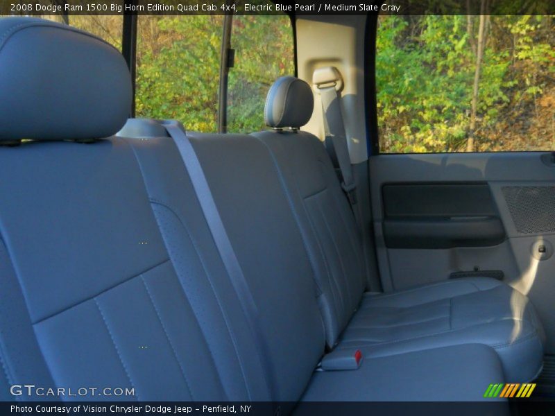 Electric Blue Pearl / Medium Slate Gray 2008 Dodge Ram 1500 Big Horn Edition Quad Cab 4x4
