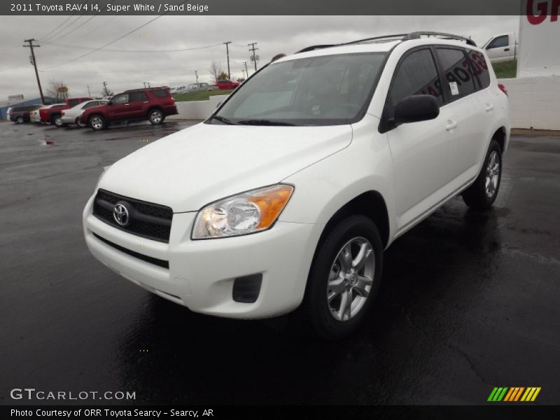 Super White / Sand Beige 2011 Toyota RAV4 I4