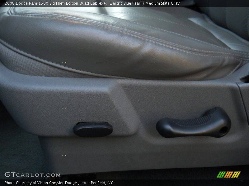 Electric Blue Pearl / Medium Slate Gray 2008 Dodge Ram 1500 Big Horn Edition Quad Cab 4x4