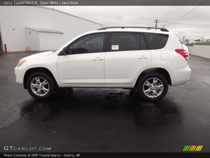 Super White / Sand Beige 2011 Toyota RAV4 I4