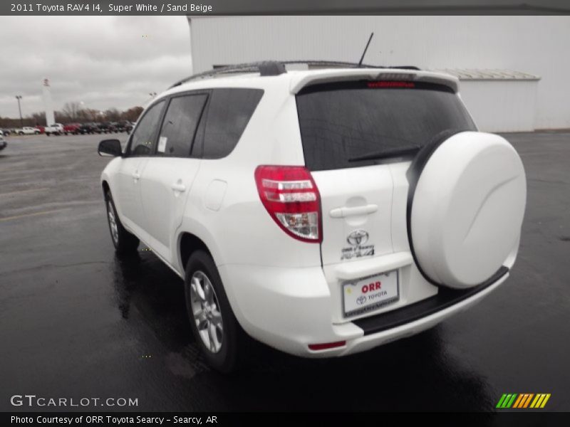 Super White / Sand Beige 2011 Toyota RAV4 I4