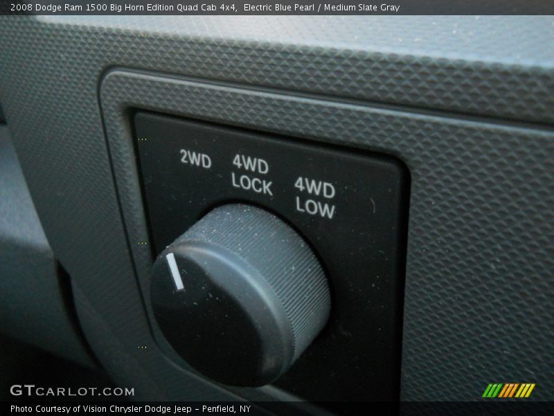 Electric Blue Pearl / Medium Slate Gray 2008 Dodge Ram 1500 Big Horn Edition Quad Cab 4x4