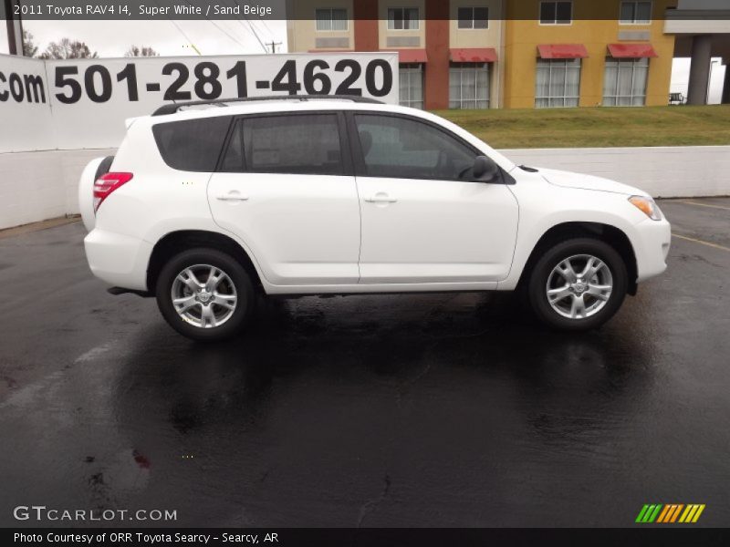 Super White / Sand Beige 2011 Toyota RAV4 I4