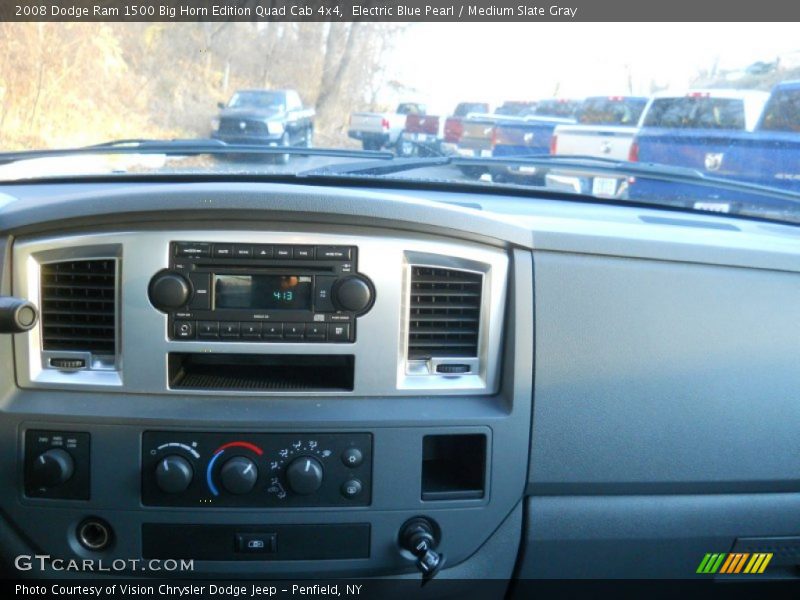 Electric Blue Pearl / Medium Slate Gray 2008 Dodge Ram 1500 Big Horn Edition Quad Cab 4x4