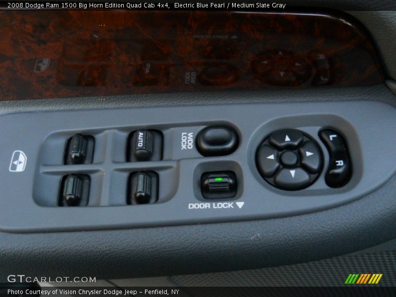 Electric Blue Pearl / Medium Slate Gray 2008 Dodge Ram 1500 Big Horn Edition Quad Cab 4x4