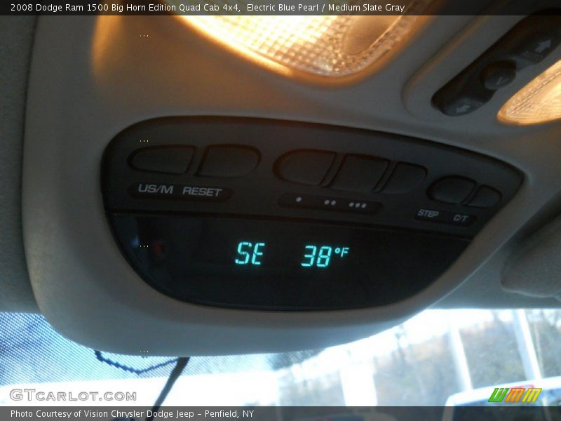 Electric Blue Pearl / Medium Slate Gray 2008 Dodge Ram 1500 Big Horn Edition Quad Cab 4x4