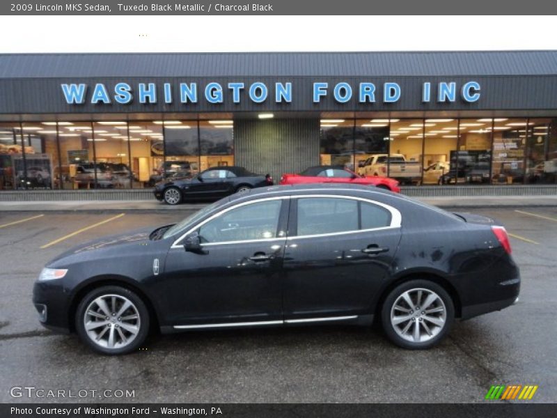 Tuxedo Black Metallic / Charcoal Black 2009 Lincoln MKS Sedan