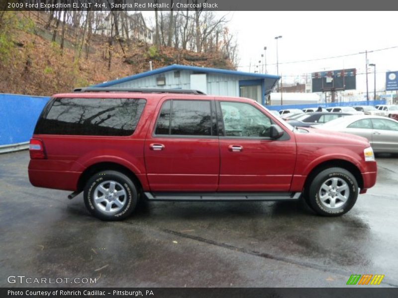 Sangria Red Metallic / Charcoal Black 2009 Ford Expedition EL XLT 4x4