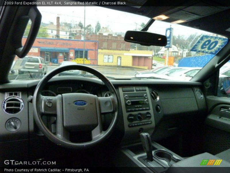 Sangria Red Metallic / Charcoal Black 2009 Ford Expedition EL XLT 4x4