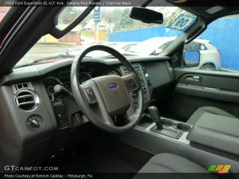 Sangria Red Metallic / Charcoal Black 2009 Ford Expedition EL XLT 4x4