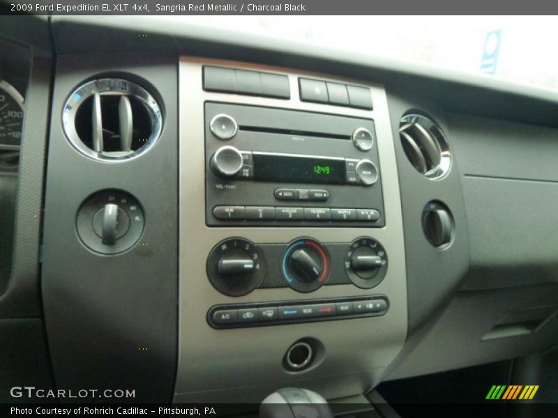 Sangria Red Metallic / Charcoal Black 2009 Ford Expedition EL XLT 4x4