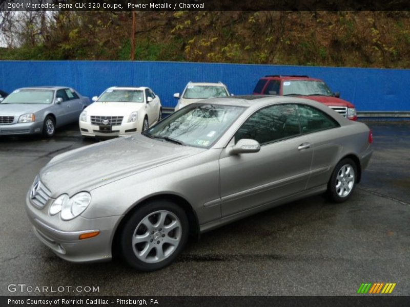 Pewter Metallic / Charcoal 2004 Mercedes-Benz CLK 320 Coupe