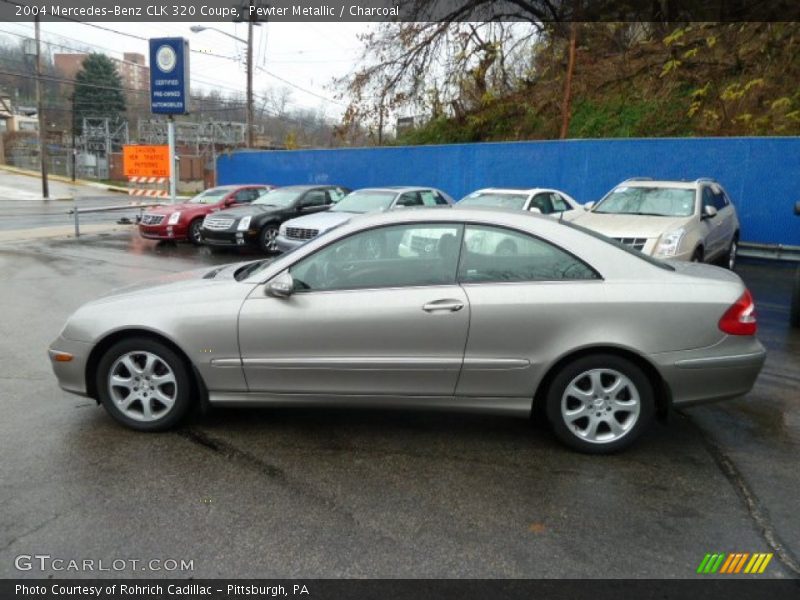 Pewter Metallic / Charcoal 2004 Mercedes-Benz CLK 320 Coupe