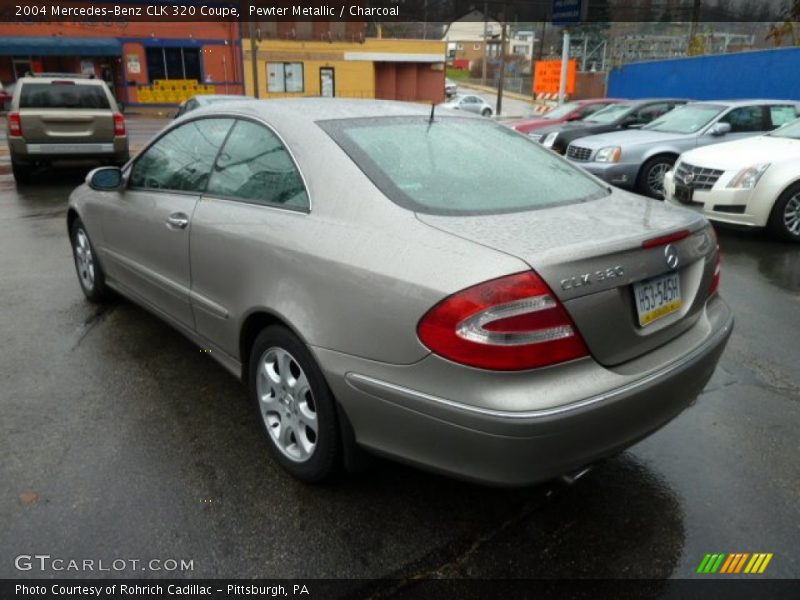 Pewter Metallic / Charcoal 2004 Mercedes-Benz CLK 320 Coupe