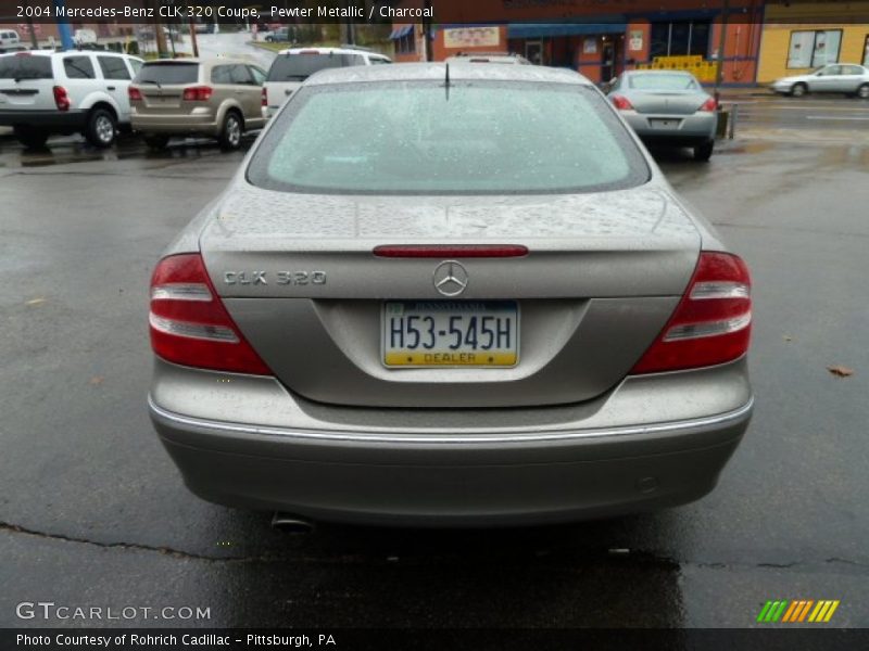 Pewter Metallic / Charcoal 2004 Mercedes-Benz CLK 320 Coupe