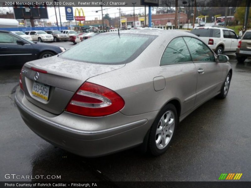 Pewter Metallic / Charcoal 2004 Mercedes-Benz CLK 320 Coupe
