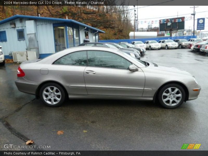 Pewter Metallic / Charcoal 2004 Mercedes-Benz CLK 320 Coupe