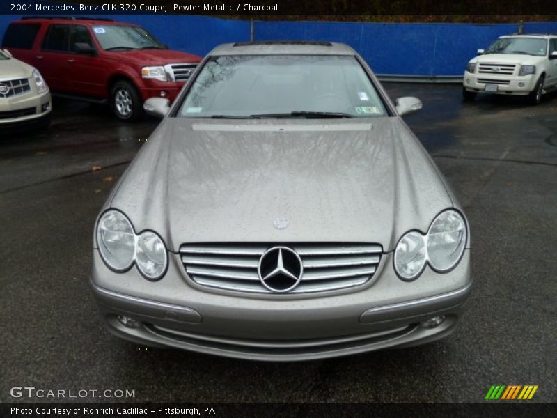 Pewter Metallic / Charcoal 2004 Mercedes-Benz CLK 320 Coupe