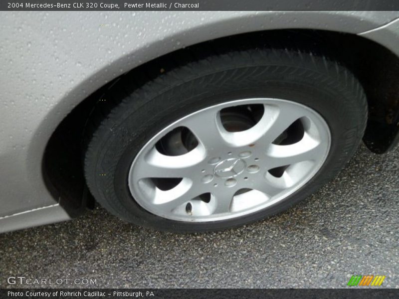 Pewter Metallic / Charcoal 2004 Mercedes-Benz CLK 320 Coupe