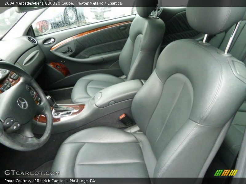 Pewter Metallic / Charcoal 2004 Mercedes-Benz CLK 320 Coupe