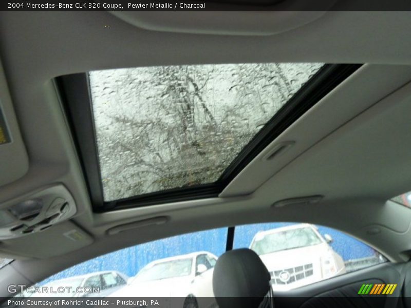 Pewter Metallic / Charcoal 2004 Mercedes-Benz CLK 320 Coupe