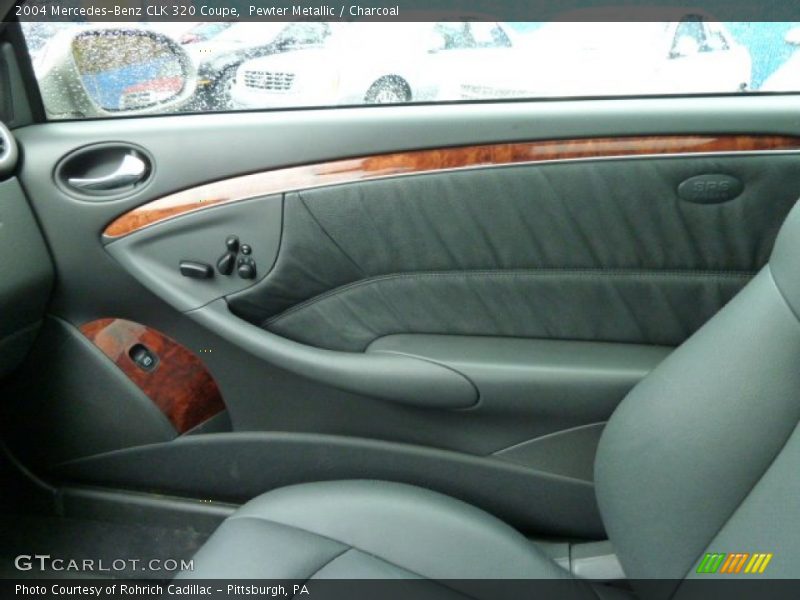 Pewter Metallic / Charcoal 2004 Mercedes-Benz CLK 320 Coupe