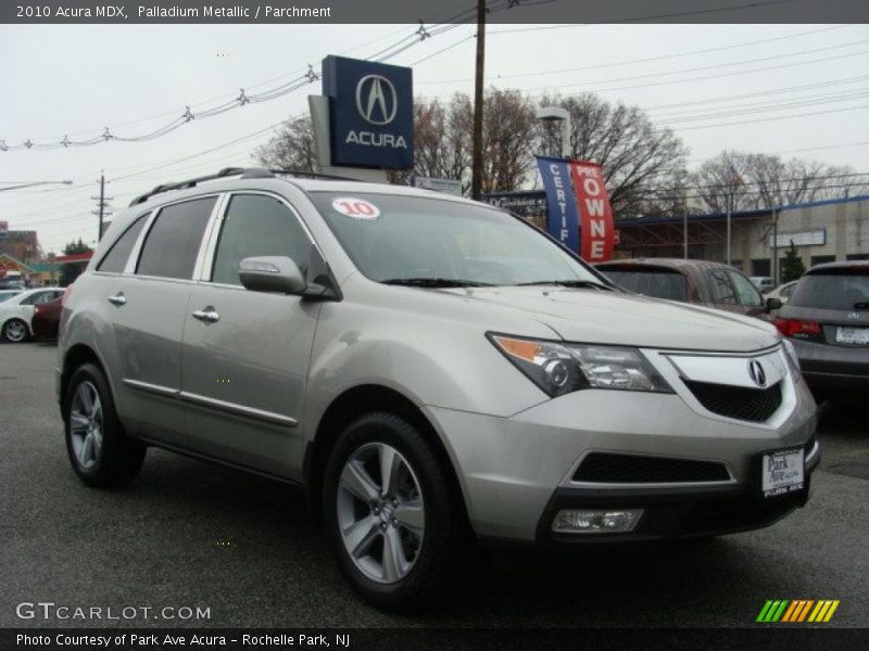 Palladium Metallic / Parchment 2010 Acura MDX
