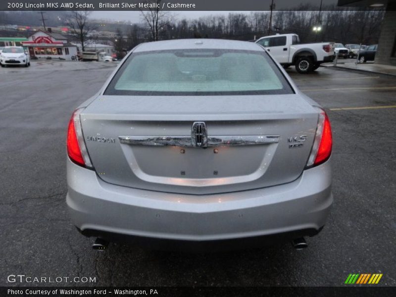 Brilliant Silver Metallic / Cashmere 2009 Lincoln MKS AWD Sedan