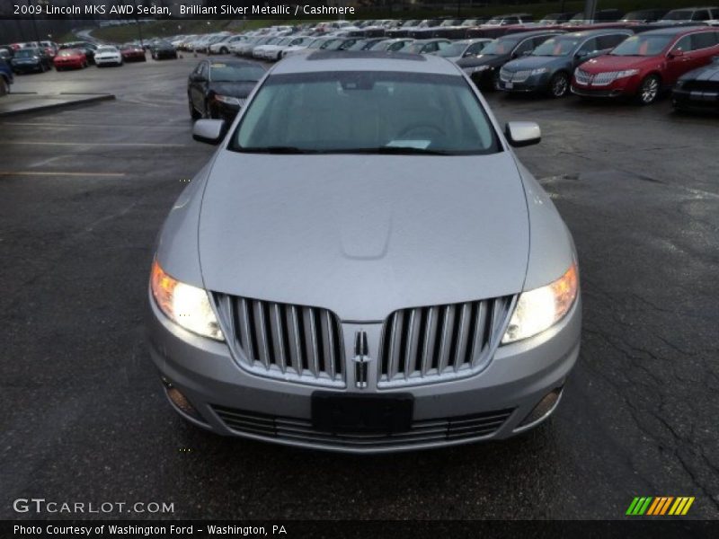 Brilliant Silver Metallic / Cashmere 2009 Lincoln MKS AWD Sedan