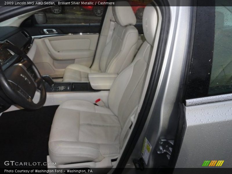 Brilliant Silver Metallic / Cashmere 2009 Lincoln MKS AWD Sedan