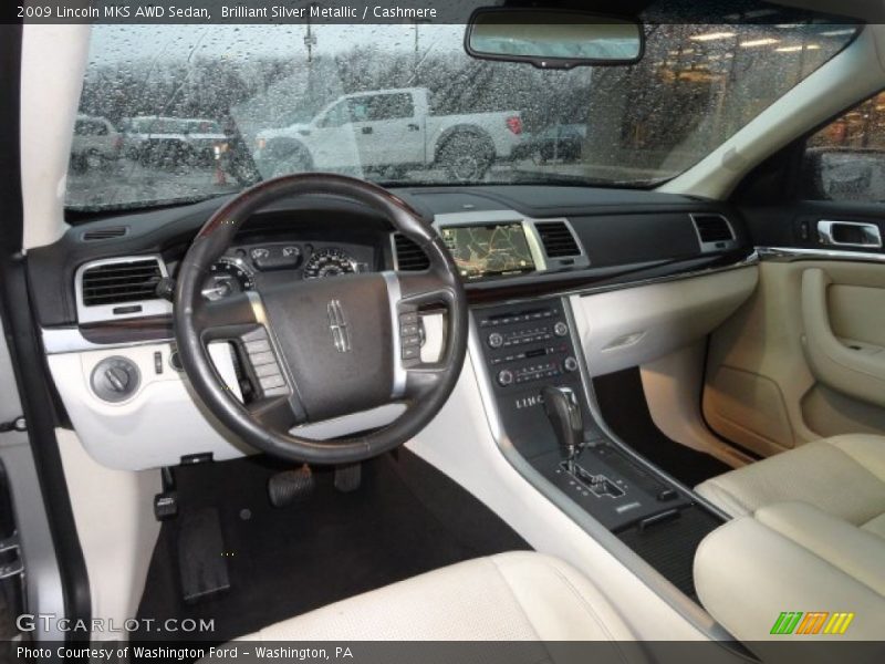 Brilliant Silver Metallic / Cashmere 2009 Lincoln MKS AWD Sedan