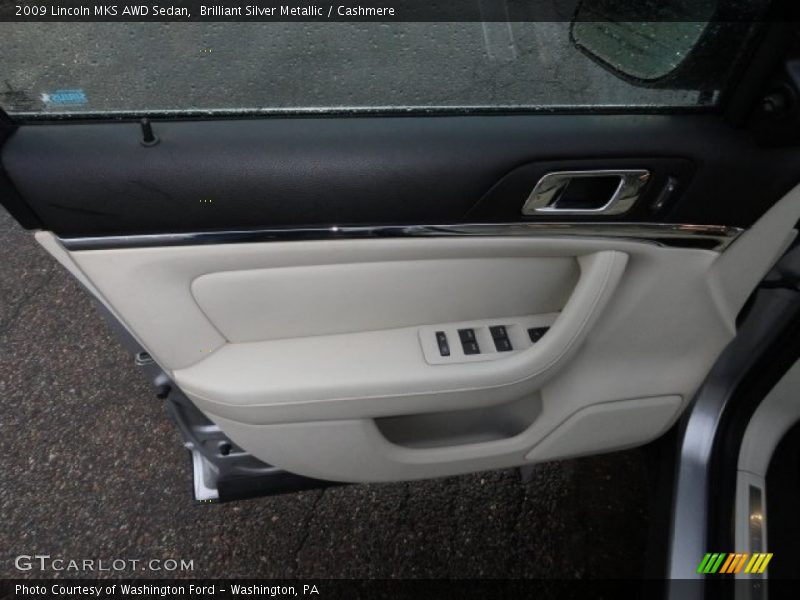 Brilliant Silver Metallic / Cashmere 2009 Lincoln MKS AWD Sedan
