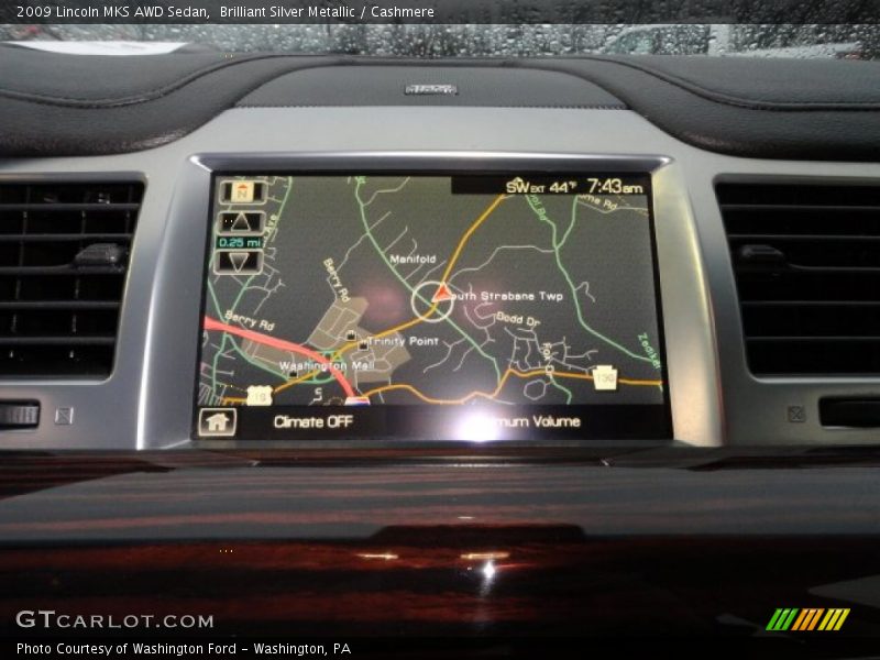 Brilliant Silver Metallic / Cashmere 2009 Lincoln MKS AWD Sedan
