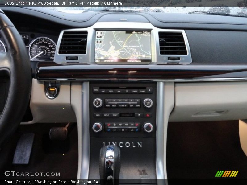 Brilliant Silver Metallic / Cashmere 2009 Lincoln MKS AWD Sedan