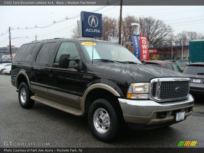 Black / Medium Parchment 2002 Ford Excursion Limited 4x4