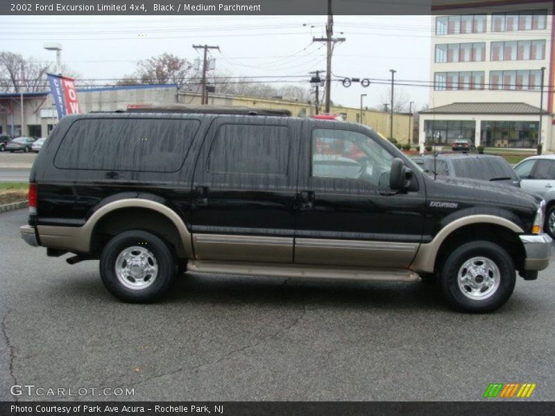 Black / Medium Parchment 2002 Ford Excursion Limited 4x4