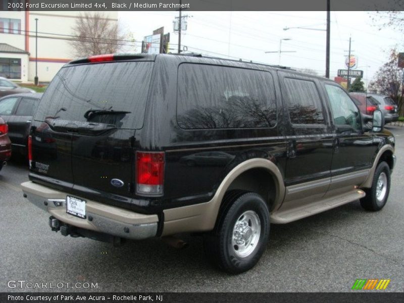 Black / Medium Parchment 2002 Ford Excursion Limited 4x4