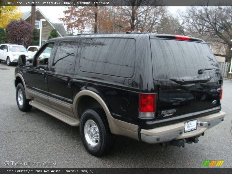 Black / Medium Parchment 2002 Ford Excursion Limited 4x4
