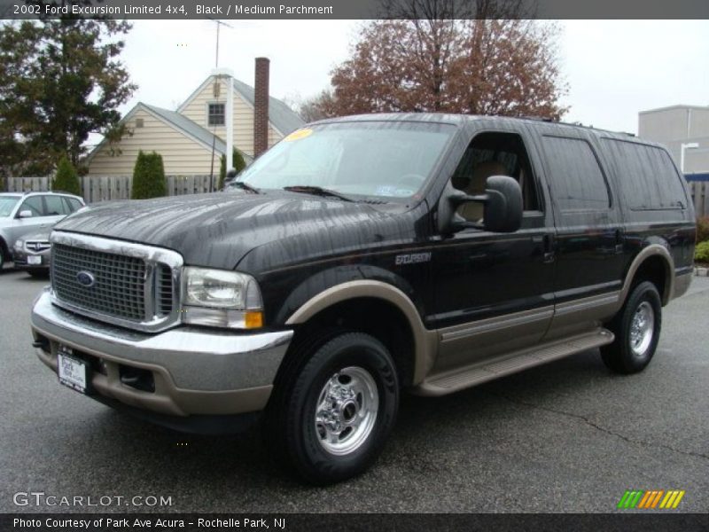 Black / Medium Parchment 2002 Ford Excursion Limited 4x4
