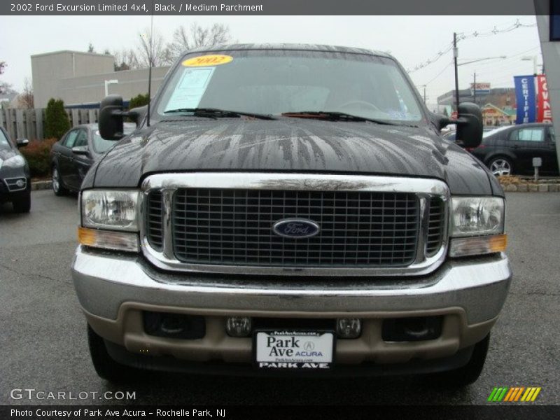 Black / Medium Parchment 2002 Ford Excursion Limited 4x4