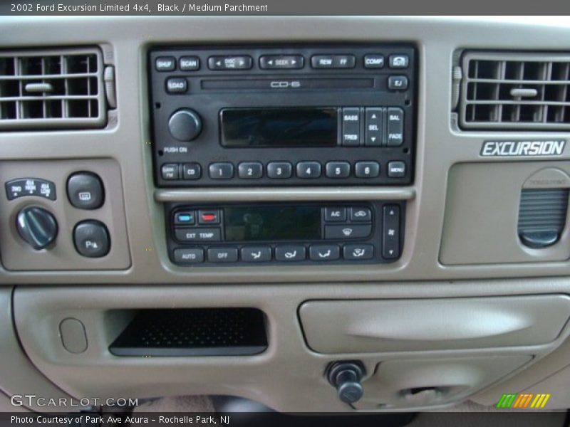 Black / Medium Parchment 2002 Ford Excursion Limited 4x4